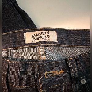 Naked and Famous Jeans.
